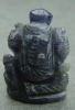 ブルージェイド（青翡翠）ガネーシャ神像