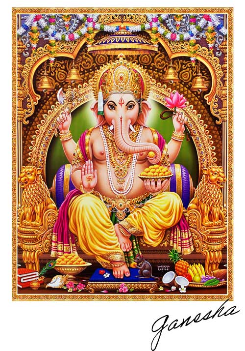 インドの幸運の神様ガネーシャ神