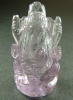 アメジスト（紫水晶）のガネーシャ神像