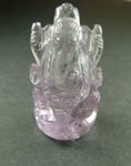 アメジスト（紫水晶）ガネーシャ神像