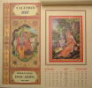 ラーダ＆クリシュナ神カレンダー2007年