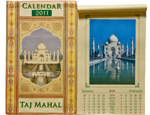 タージマハルカレンダー
