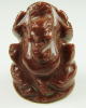 カルセドニー（玉髄）ガネーシャ神像
