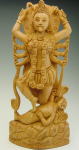 カーリー女神の木像
