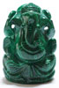 マラカイト（孔雀石）のガネーシャ神像