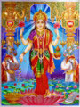 ラクシュミー女神（吉祥天）ホログラムカード（大きめサイズ）