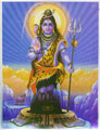 シヴァ神のホログラムカード（大きめサイズ）