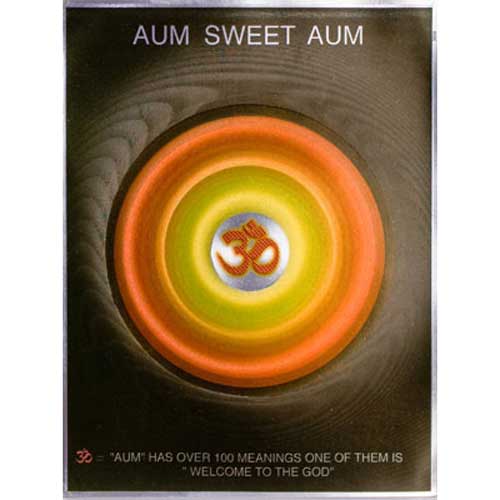 オーム字（AUM）ホログラムカード