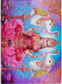ラクシュミー女神（吉祥天）ホログラムカード（ポストカードサイズ）