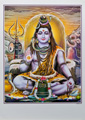 シヴァ神のポスター（ラメホログラム）