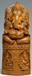 白檀彫刻ガネーシャ神像