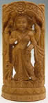 白檀のラクシュミー女神像