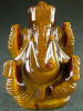 タイガーアイ（虎眼石）のガネーシャ神像
