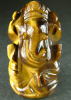 タイガーアイ（虎眼石）のガネーシャ神像